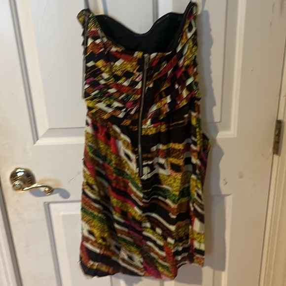 NWT Charlie Jade silk strapless dress size small - Picture 7 of 9